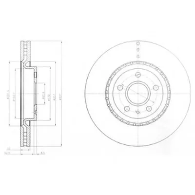 Тормозной диск DELPHI купить