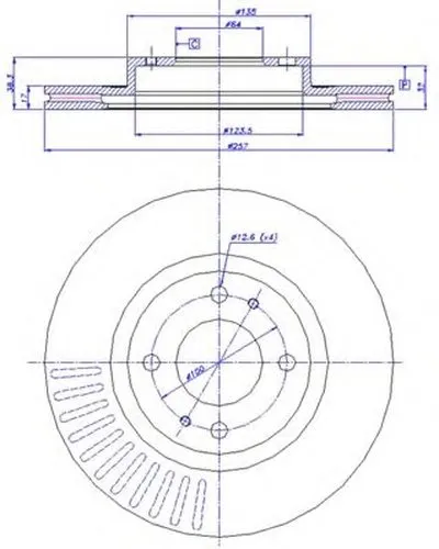 Тормозной диск CAR купить