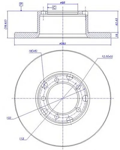 Тормозной диск CAR купить