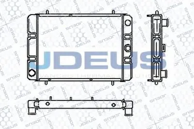 Радиатор, охлаждение двигателя JDEUS купить
