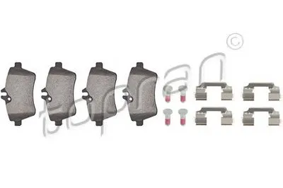 Комплект тормозных колодок, дисковый тормоз PREMIUM BRAND TOPRAN купить