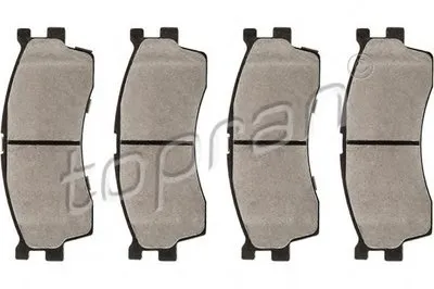 Комплект тормозных колодок, дисковый тормоз TOPRAN купить