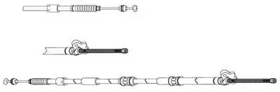 Трос, стояночная тормозная система CEF купить