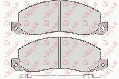 Комплект тормозных колодок, дисковый тормоз VILLAR купить