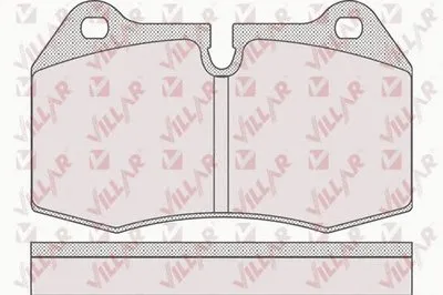 Комплект тормозных колодок, дисковый тормоз VILLAR купить