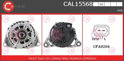 Генератор GENUINE SERIES CASCO купить