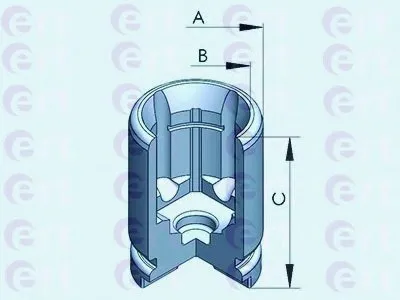 Поршень, корпус скобы тормоза ERT купить