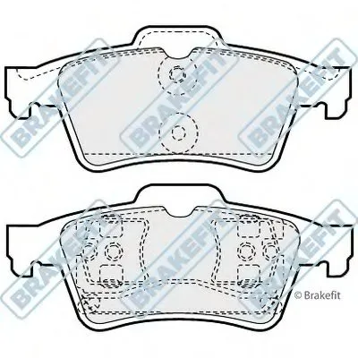 Комплект тормозных колодок, дисковый тормоз Brake Fit APEC braking купить