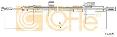 Тросик сцепления COFLE купить