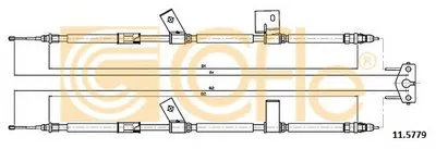 Трос, стояночная тормозная система COFLE купить
