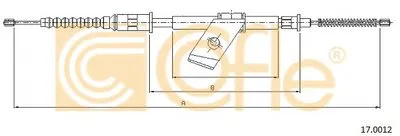 Трос, стояночная тормозная система COFLE купить