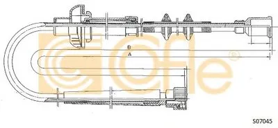 Тросик спидометра COFLE купить