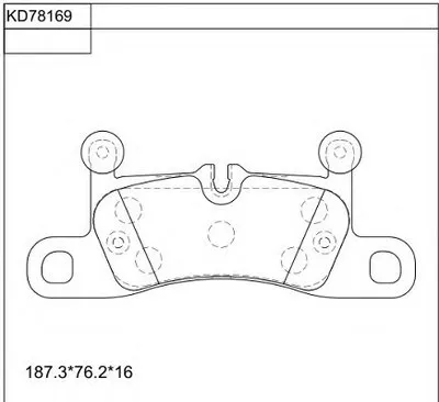Комплект тормозных колодок, дисковый тормоз ASIMCO купить