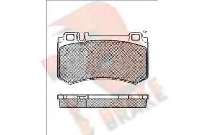 Комплект тормозных колодок, дисковый тормоз R BRAKE купить