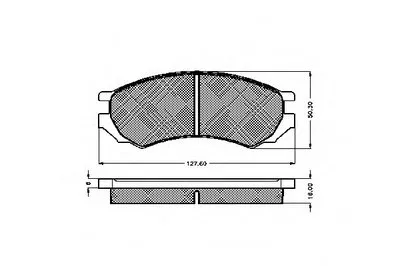 Комплект тормозных колодок, дисковый тормоз SPIDAN купить