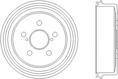 Тормозной барабан HELLA купить