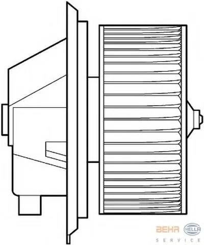 Вентиляция салона BEHR HELLA SERVICE HELLA купить