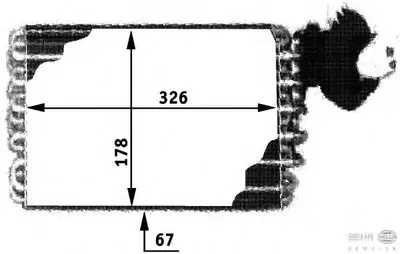 Испаритель, кондиционер BEHR HELLA SERVICE HELLA купить