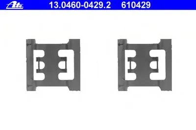 Комплектующие, колодки дискового тормоза ATE купить