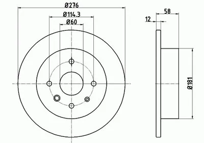 Тормозной диск MINTEX купить