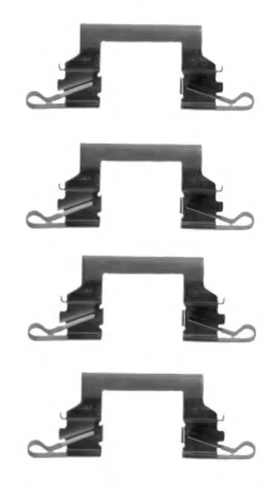 Комплектующие, колодки дискового тормоза HELLA PAGID купить