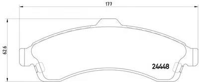 Комплект тормозных колодок, дисковый тормоз HELLA PAGID купить