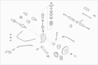 Рулевое управление; Подвеска колеса BOGE купить