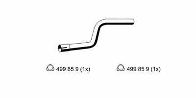 Труба выхлопного газа ERNST купить