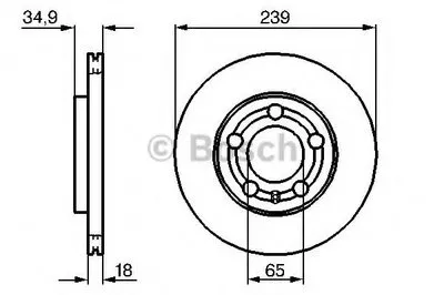 Тормозной диск BOSCH купить