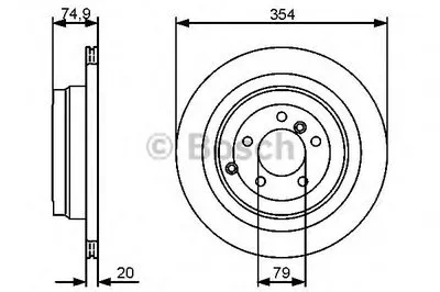 Тормозной диск BOSCH купить