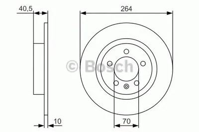 Тормозной диск BOSCH купить