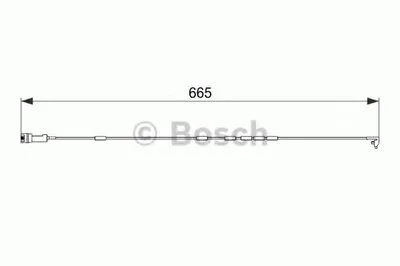 Сигнализатор, износ тормозных колодок BOSCH купить