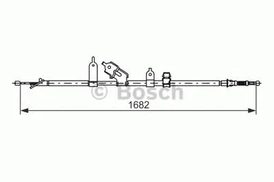 Трос, стояночная тормозная система BOSCH купить