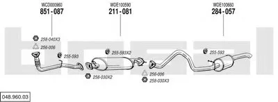 Система выпуска ОГ BOSAL купить