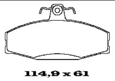 Комплект тормозных колодок, дисковый тормоз FTE купить