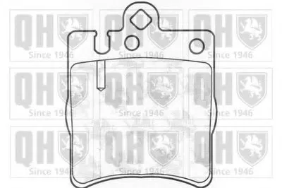 Комплект тормозных колодок, дисковый тормоз QUINTON HAZELL купить