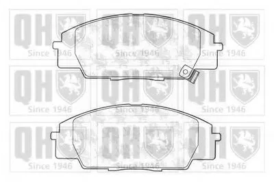 Комплект тормозных колодок, дисковый тормоз QUINTON HAZELL купить