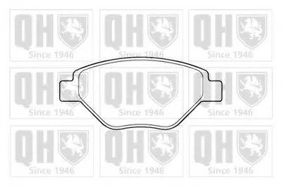 Комплект тормозных колодок, дисковый тормоз QUINTON HAZELL купить