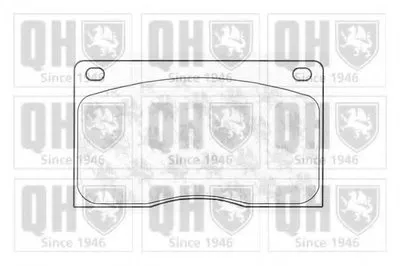 Комплект тормозных колодок, дисковый тормоз QUINTON HAZELL купить