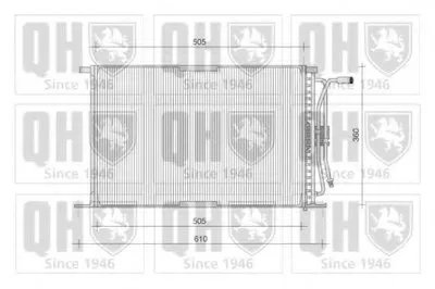 Конденсатор, кондиционер QUINTON HAZELL купить