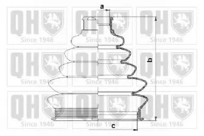 Комплект пылника, приводной вал QUINTON HAZELL купить