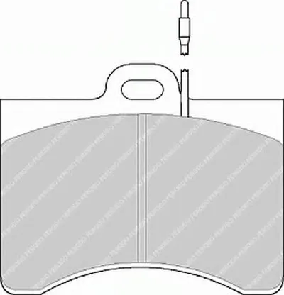 Комплект тормозных колодок, дисковый тормоз PREMIER FERODO купить