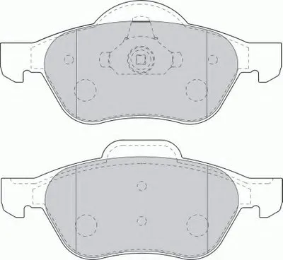 Комплект тормозных колодок, дисковый тормоз PREMIER FERODO купить