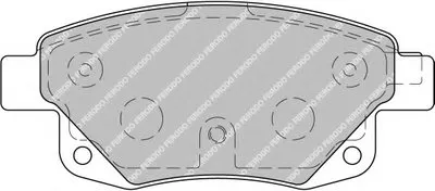 Комплект тормозных колодок, дисковый тормоз PREMIER FERODO купить