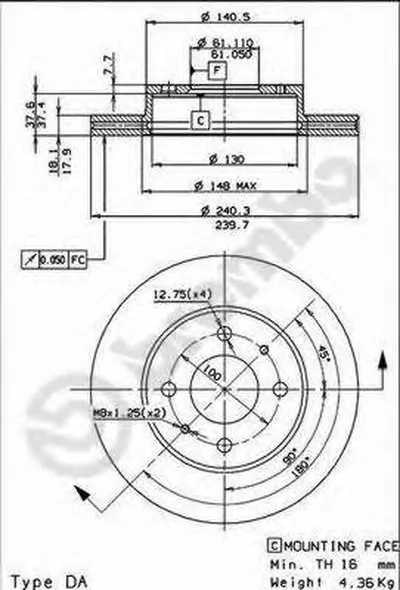 Тормозной диск AP купить