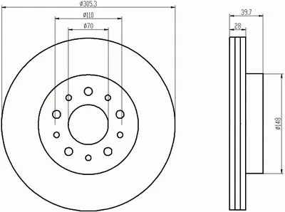 Тормозной диск MINTEX купить