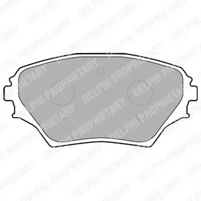 Комплект тормозных колодок, дисковый тормоз DELPHI купить