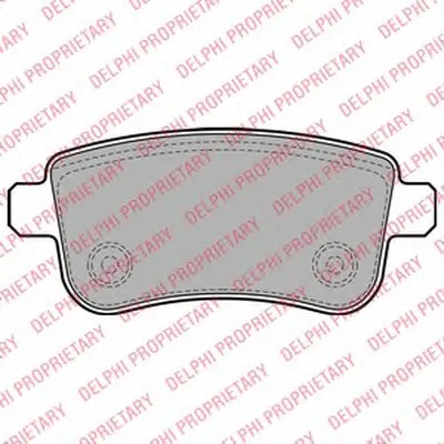 Комплект тормозных колодок, дисковый тормоз DELPHI купить