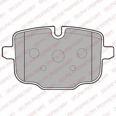 Комплект тормозных колодок, дисковый тормоз DELPHI купить