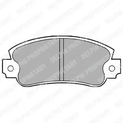 Комплект тормозных колодок, дисковый тормоз DELPHI купить